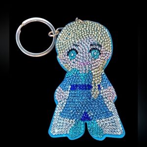 Sparkling Elsa Character Keychain